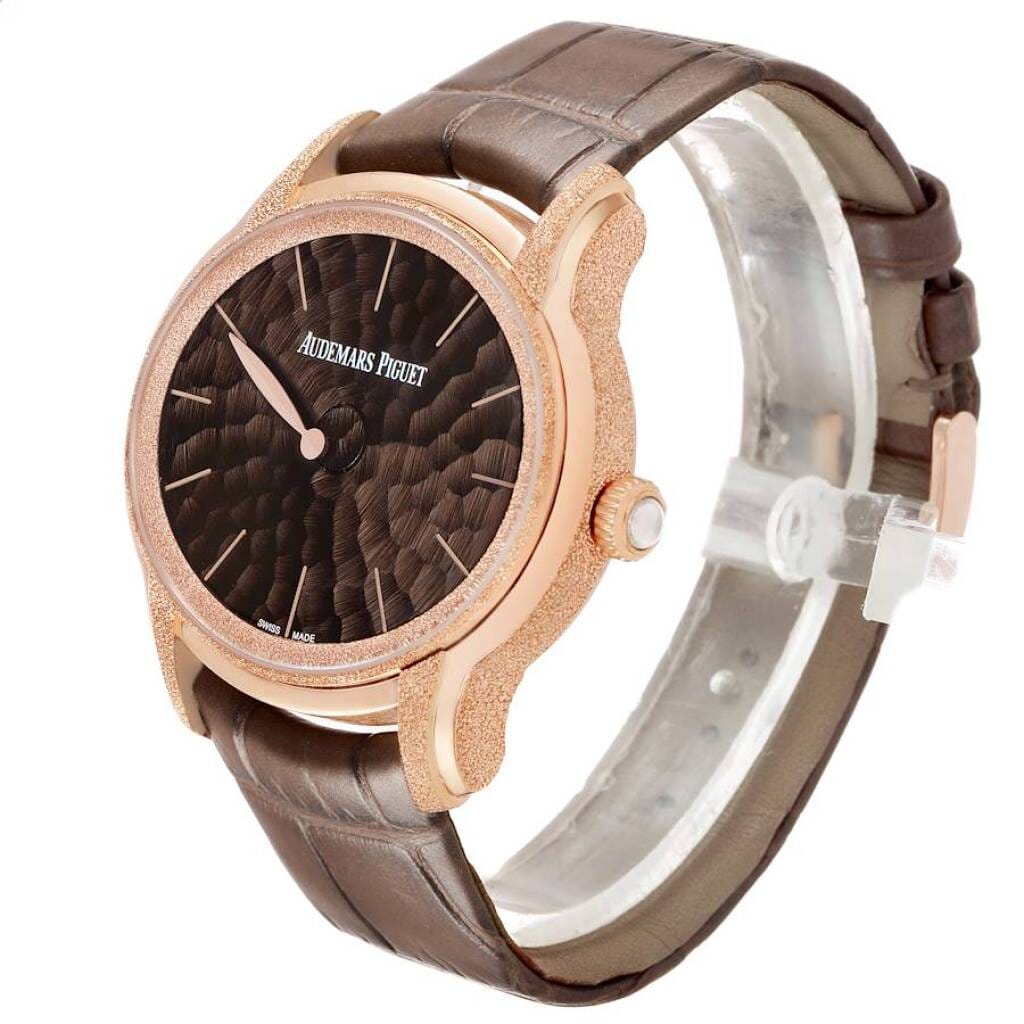 Millenary Philosophique (Reference 77266OR). A 35.4mm frosted rose gold automatic wristwatch.