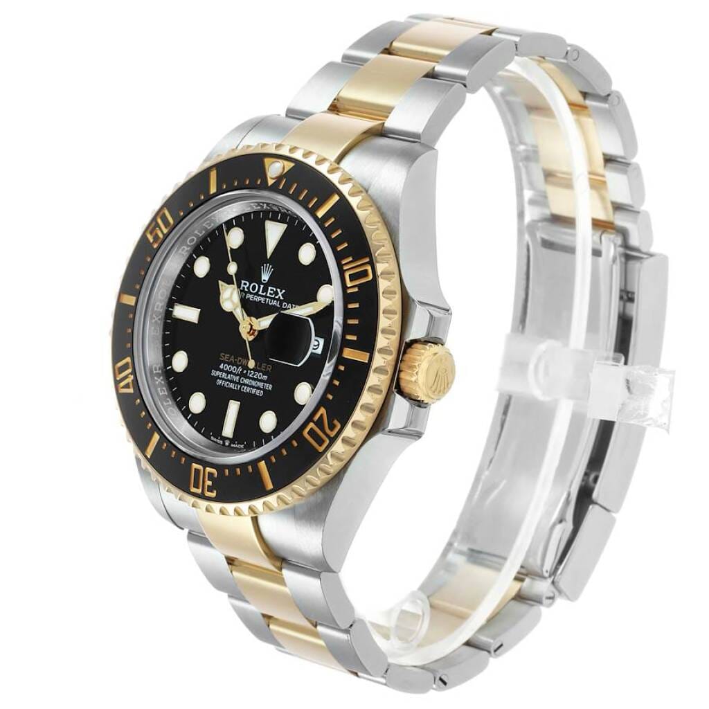 Sea-Dweller (Reference 126603). A 43mm yellow gold stainless steel automatic wristwatch with date. 2022