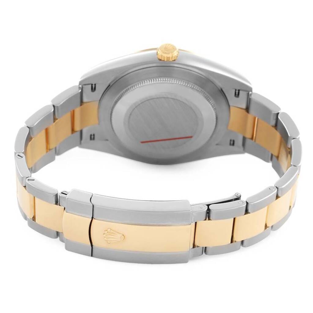 Datejust 'Wimbledon' (Reference 126333). A 41mm yellow gold stainless automatic wristwatch with date.