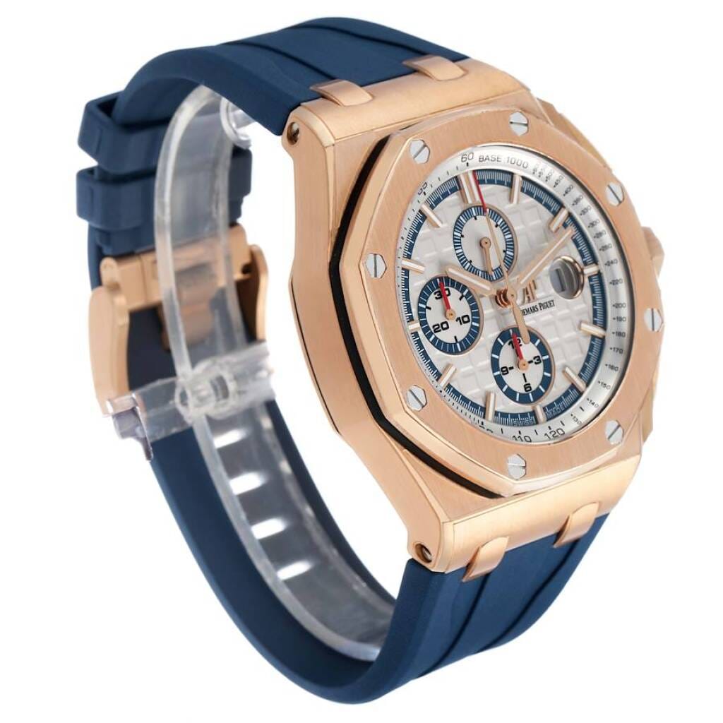Royal Oak Offshore 'Summer Edition' Limited Edition (Reference 26408OR.OO.A010CA.01). A 44mm rose gold automatic wristwatch with date and chronograph. 2017