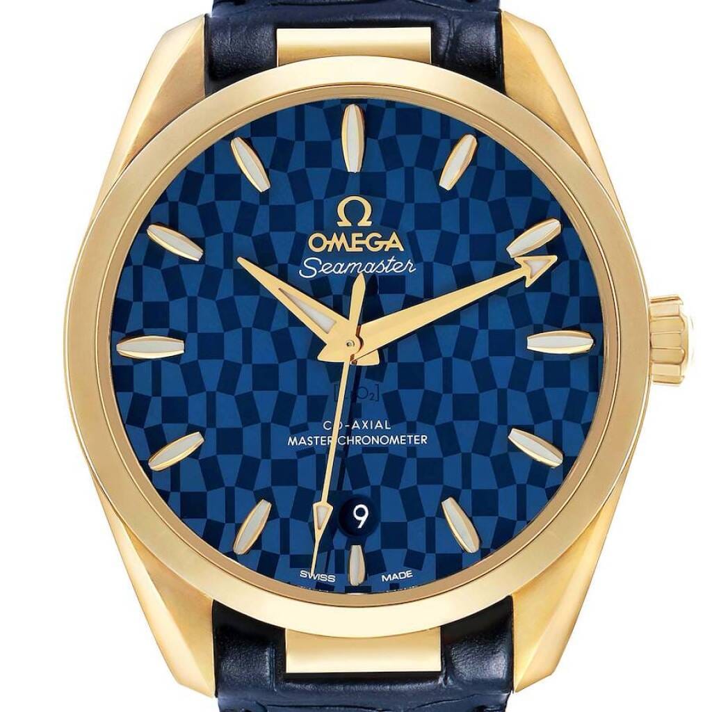 Seamaster Aqua Terra Olympic Games (Reference 522.53.38.20.03.001). A 38mm yellow gold automatic wristwatch with date. 2021