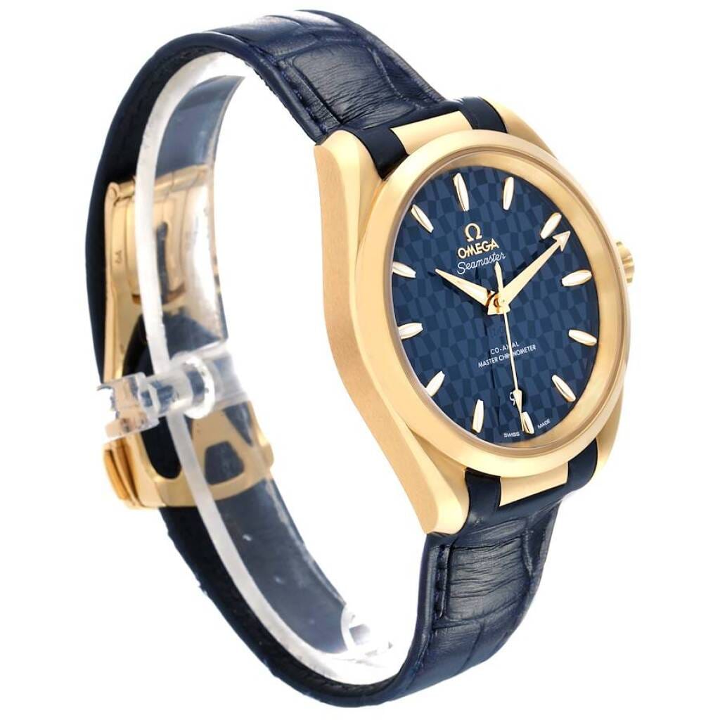 Seamaster Aqua Terra Olympic Games (Reference 522.53.38.20.03.001). A 38mm yellow gold automatic wristwatch with date. 2021