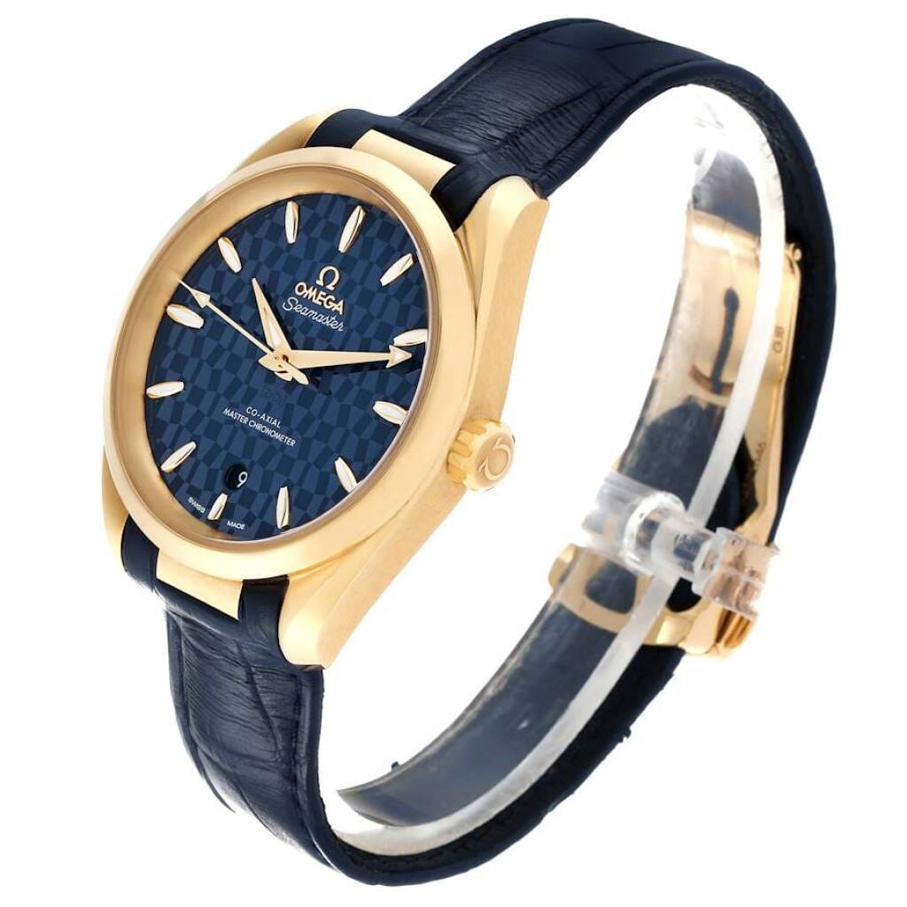 Seamaster Aqua Terra Olympic Games (Reference 522.53.38.20.03.001). A 38mm yellow gold automatic wristwatch with date. 2021