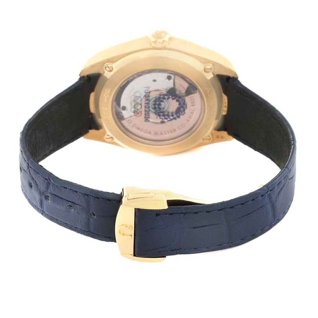 Seamaster Aqua Terra Olympic Games (Reference 522.53.38.20.03.001). A 38mm yellow gold automatic wristwatch with date. 2021