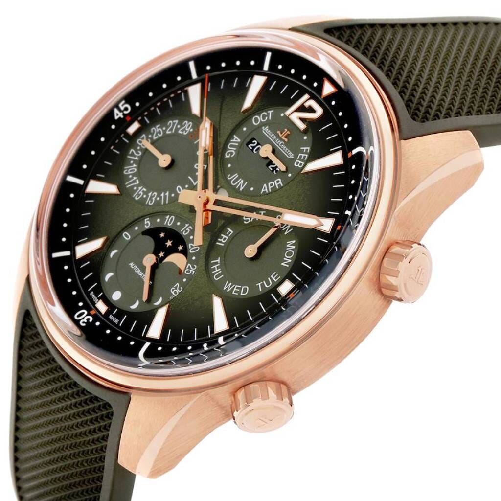 Polaris (Reference Q908263J). A 42mm rose gold automatic wristwatch with date, day, month, year, moon phase, and perpetual calendar. 2025