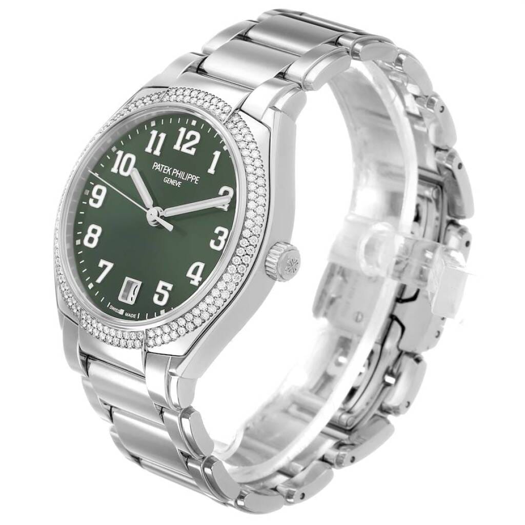 Twenty-4 (Reference 7300/1200A-011). A 36mm stainless steel diamond-set automatic wristwatch with date. 2022