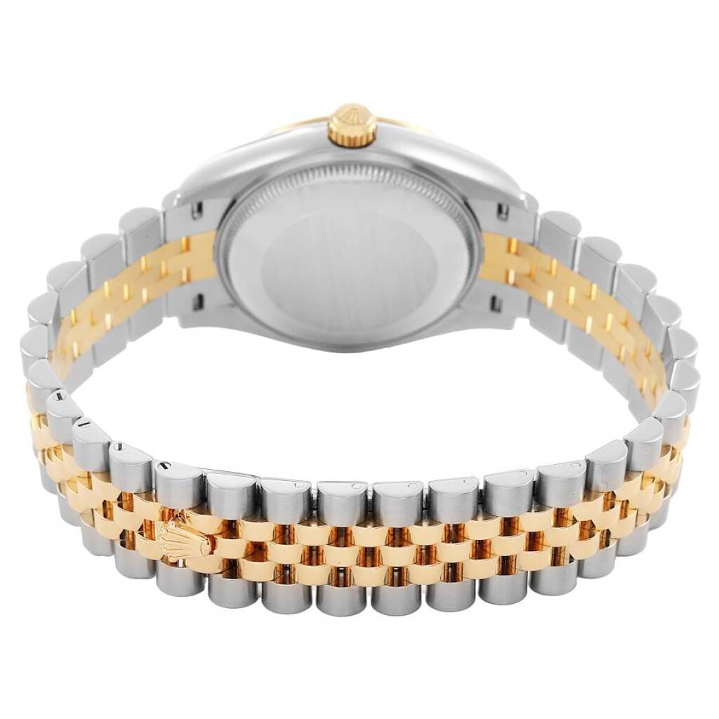 Datejust (Reference 278243). A 31mm yellow gold stainless steel diamond-set automatic wristwatch with date. 2021