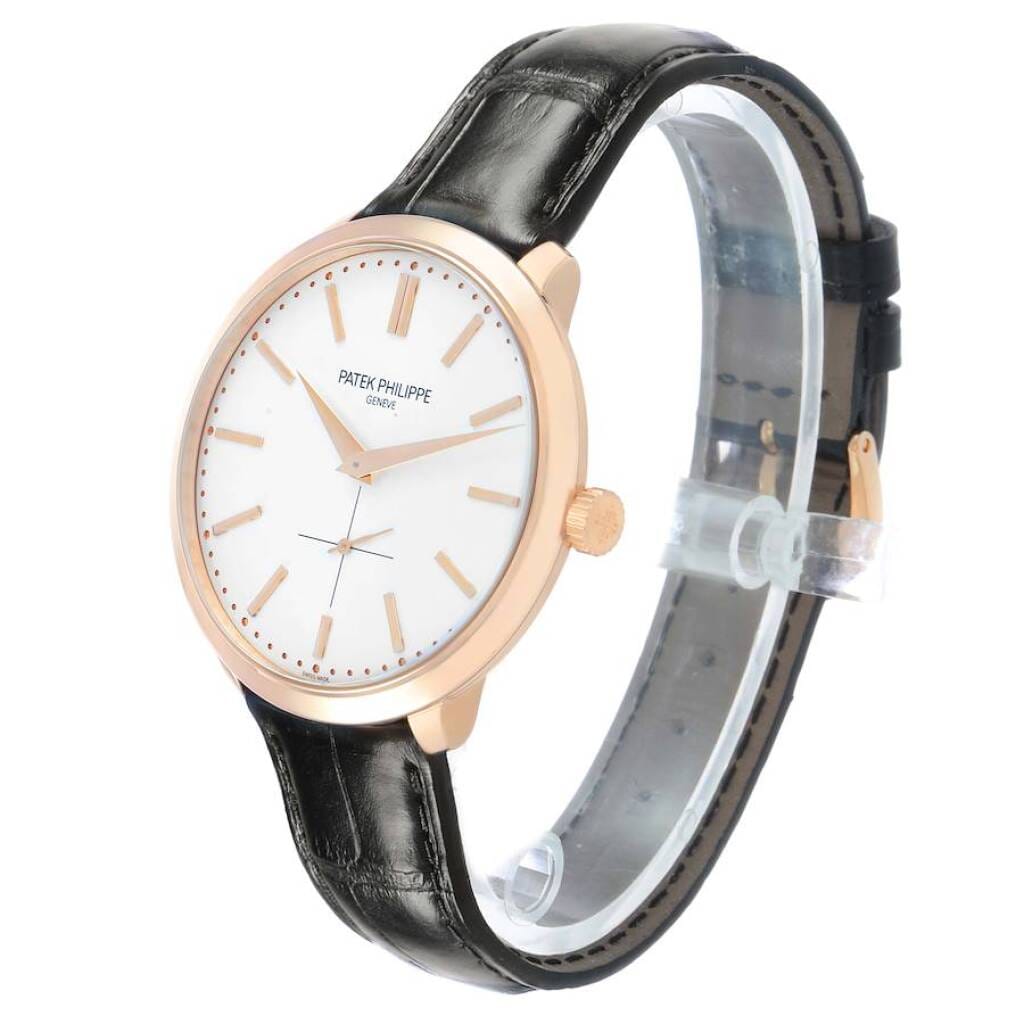 Calatrava (Reference 5123R-001). A 38mm rose gold manual wind wristwatch. 2013