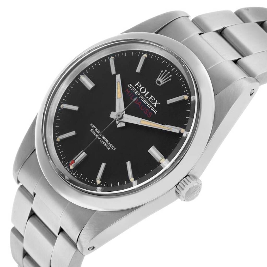 Vintage Milgauss (Reference 1019). A 38mm stainless steel automatic wristwatch. 1978
