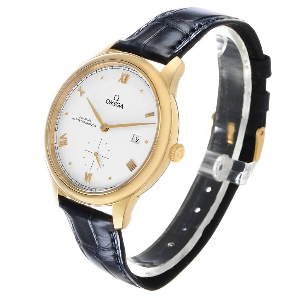 De Ville Prestige (Reference 434.53.41.20.02.001). A 41mm yellow gold automatic wristwatch with date.