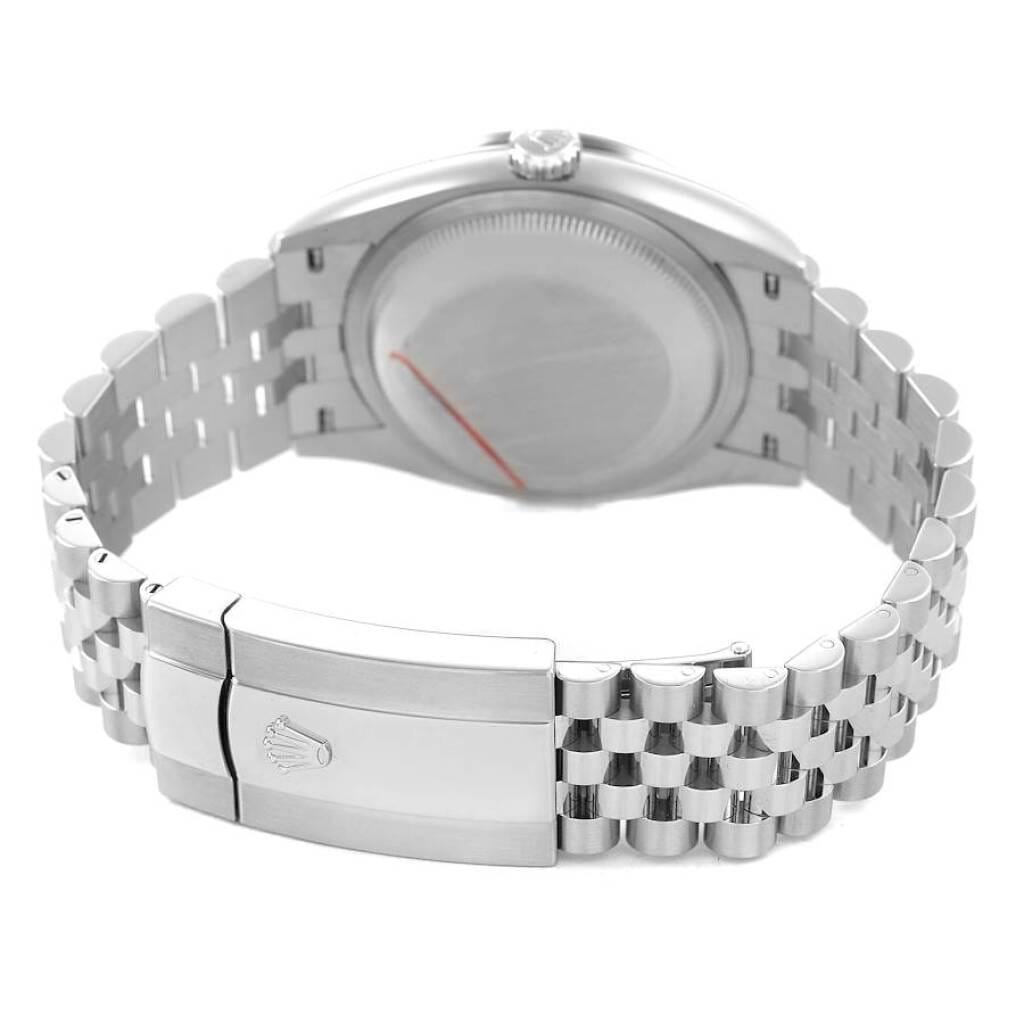Datejust (Reference 126284RBR). A 36mm white gold stainless steel diamond-set automatic wristwatch with date. 2025