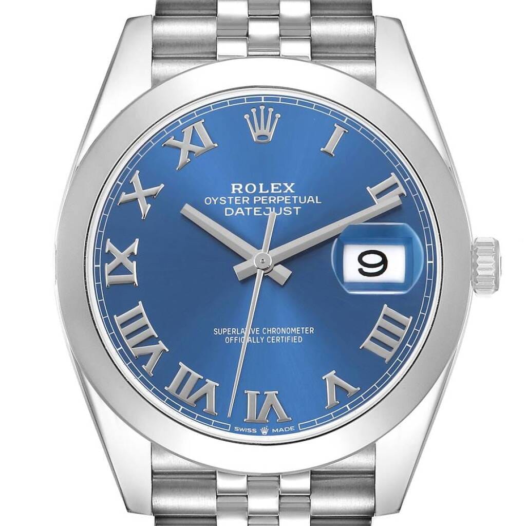 Datejust (Reference 126300). A 41mm stainless steel automatic wristwatch with date. 2022