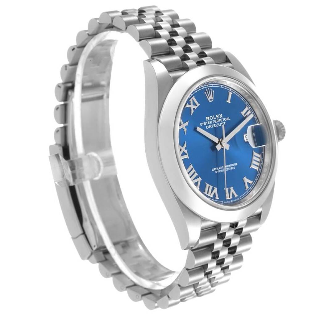 Datejust (Reference 126300). A 41mm stainless steel automatic wristwatch with date. 2022