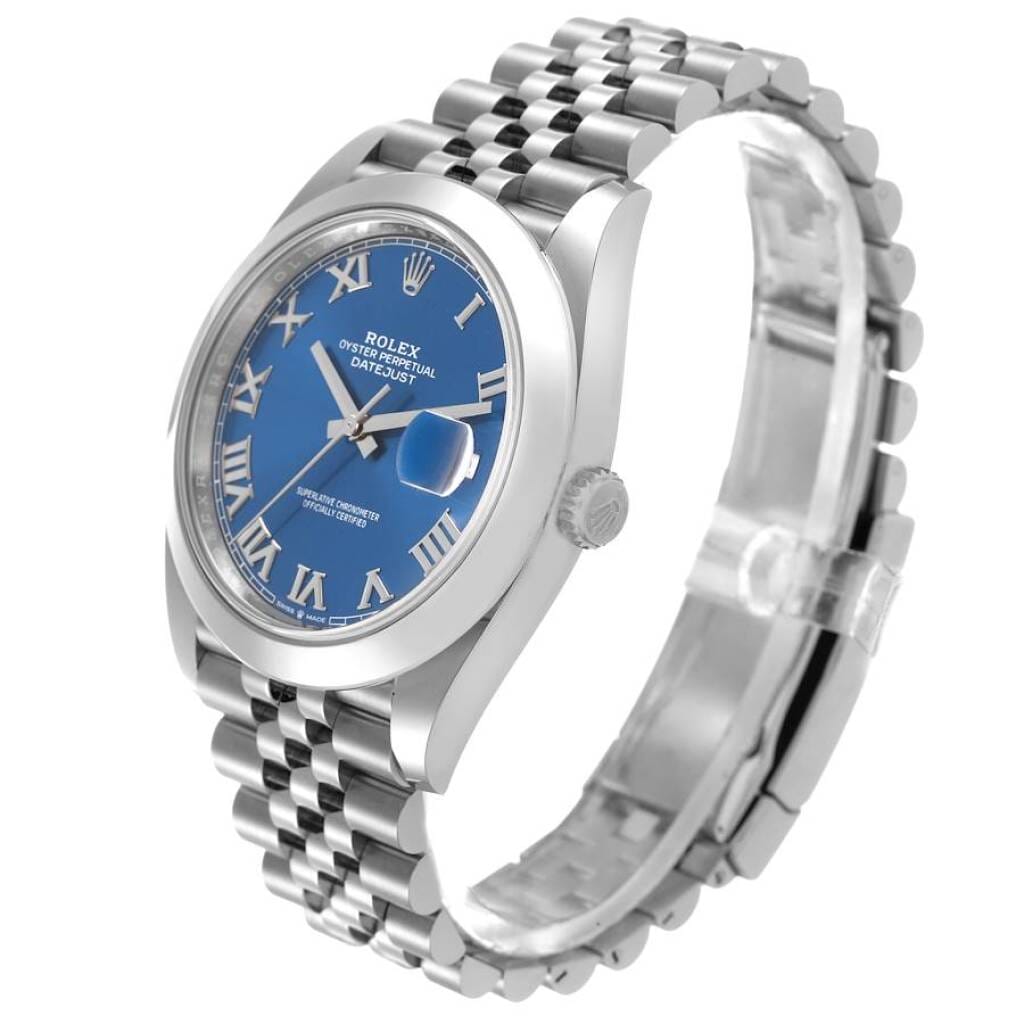 Datejust (Reference 126300). A 41mm stainless steel automatic wristwatch with date. 2022