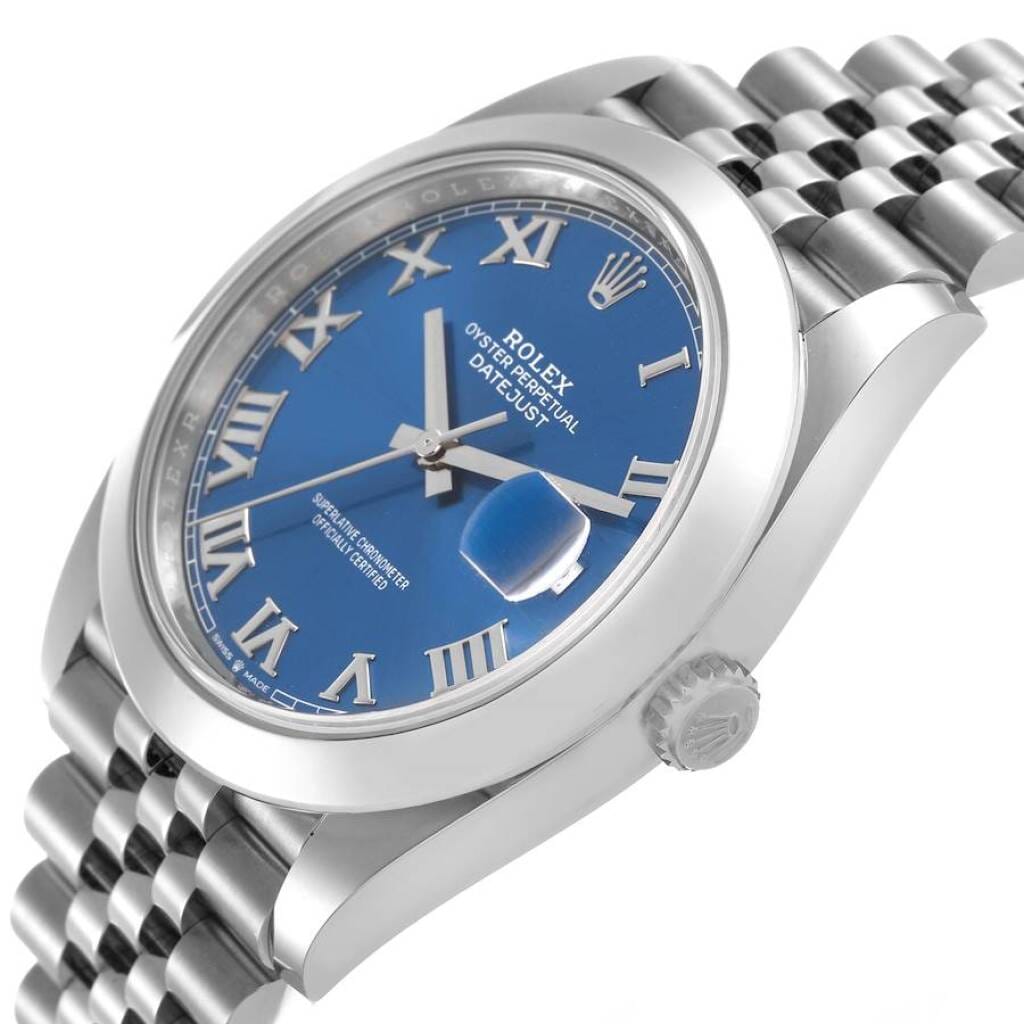 Datejust (Reference 126300). A 41mm stainless steel automatic wristwatch with date. 2022