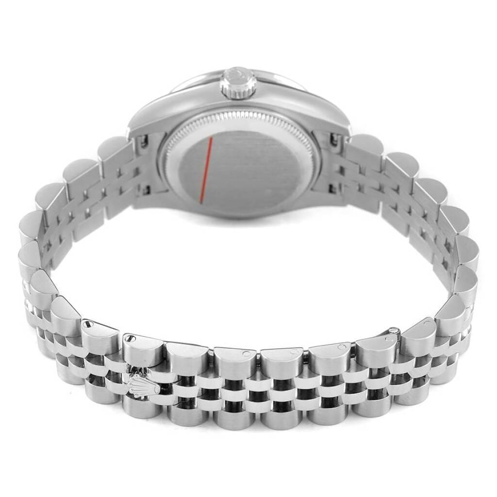 Datejust 'Crystal' Dial (Reference 179384). A 26mm white gold stainless steel diamond-set automatic wristwatch with date. 2009-2010