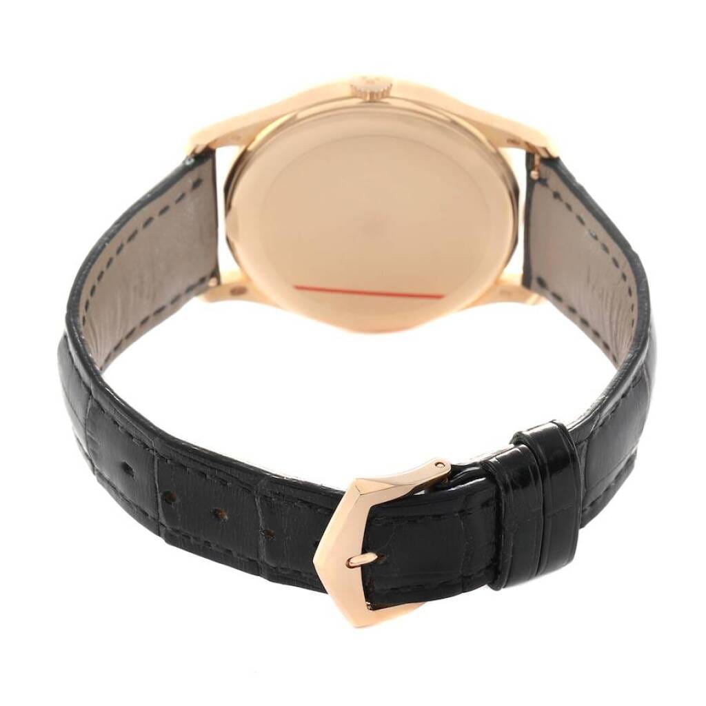 Calatrava (Reference 5196R). A 37mm rose gold manual wind wristwatch.