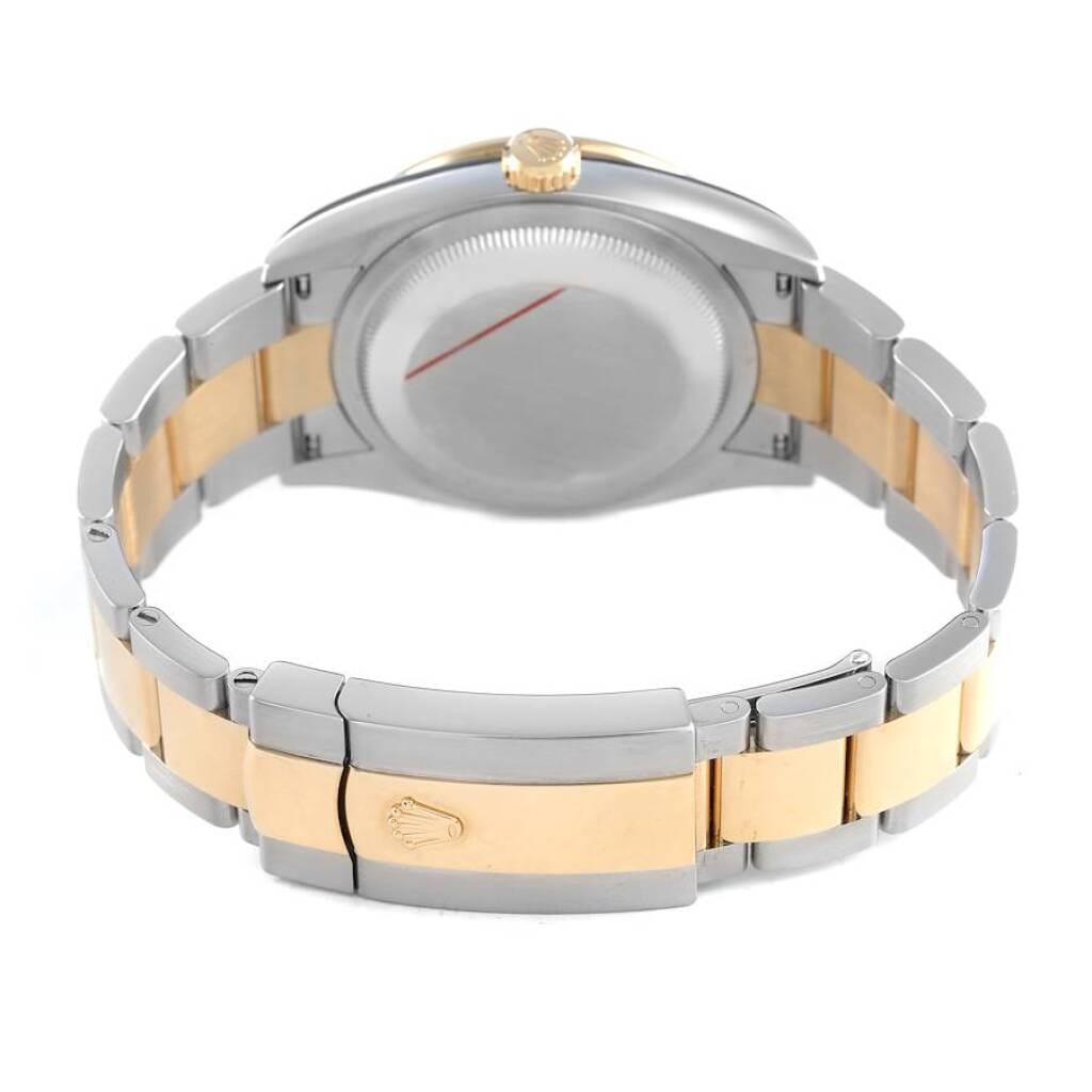 Datejust 'Wimbledon' (Reference 126283RBR). A 36mm yellow gold stainless steel automatic wristwatch with date. 2021