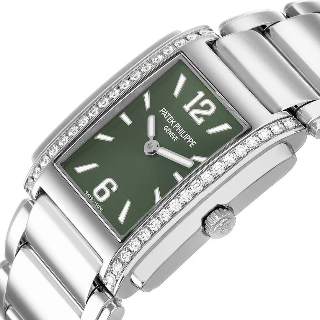 Twenty-4 (Reference 4910/1200A-011). A 30mm stainless steel diamond-set quartz wristwatch. 2022