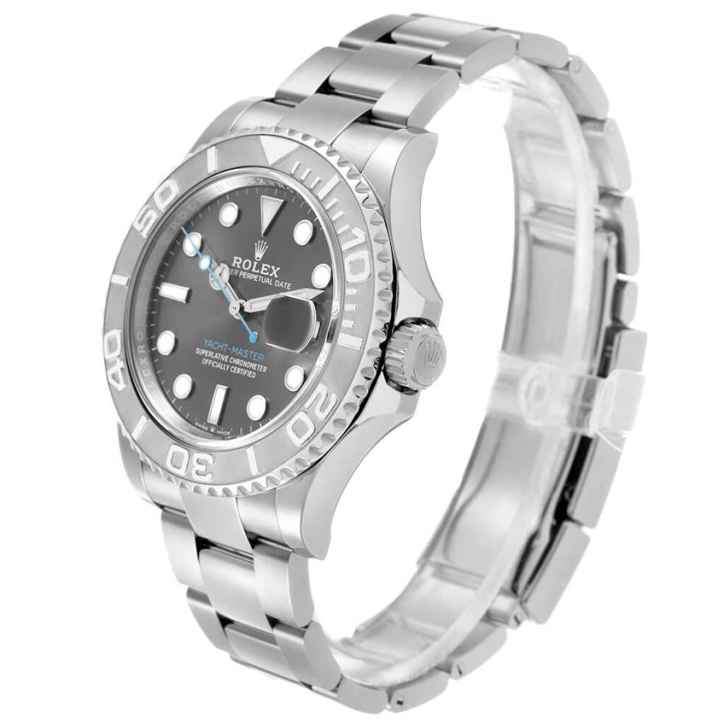 Yacht-Master (Reference 126622). A 40mm platinum stainless steel automatic wristwatch with date. 2021