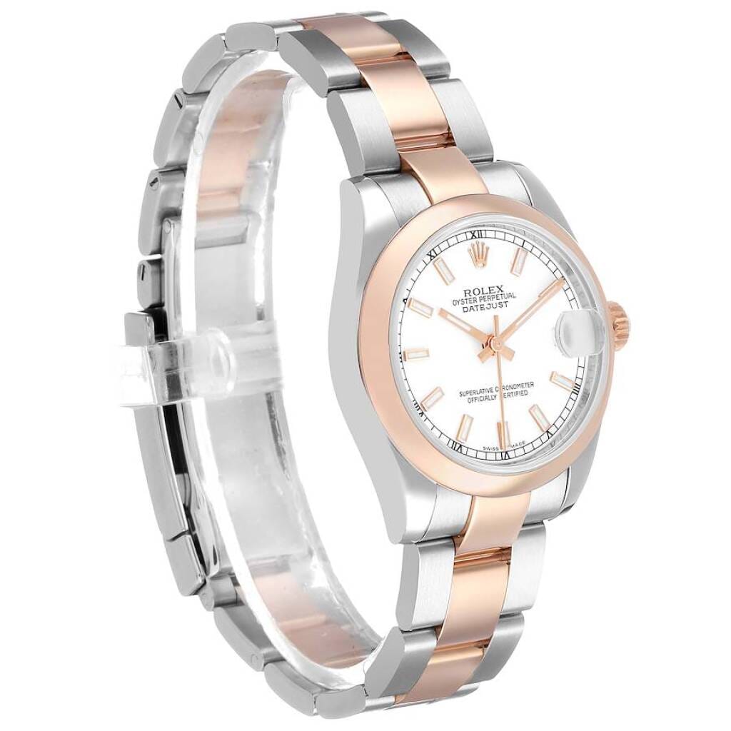 Datejust (Reference 178241). A 31mm rose gold stainless steel automatic wristwatch with date. 2009-2010