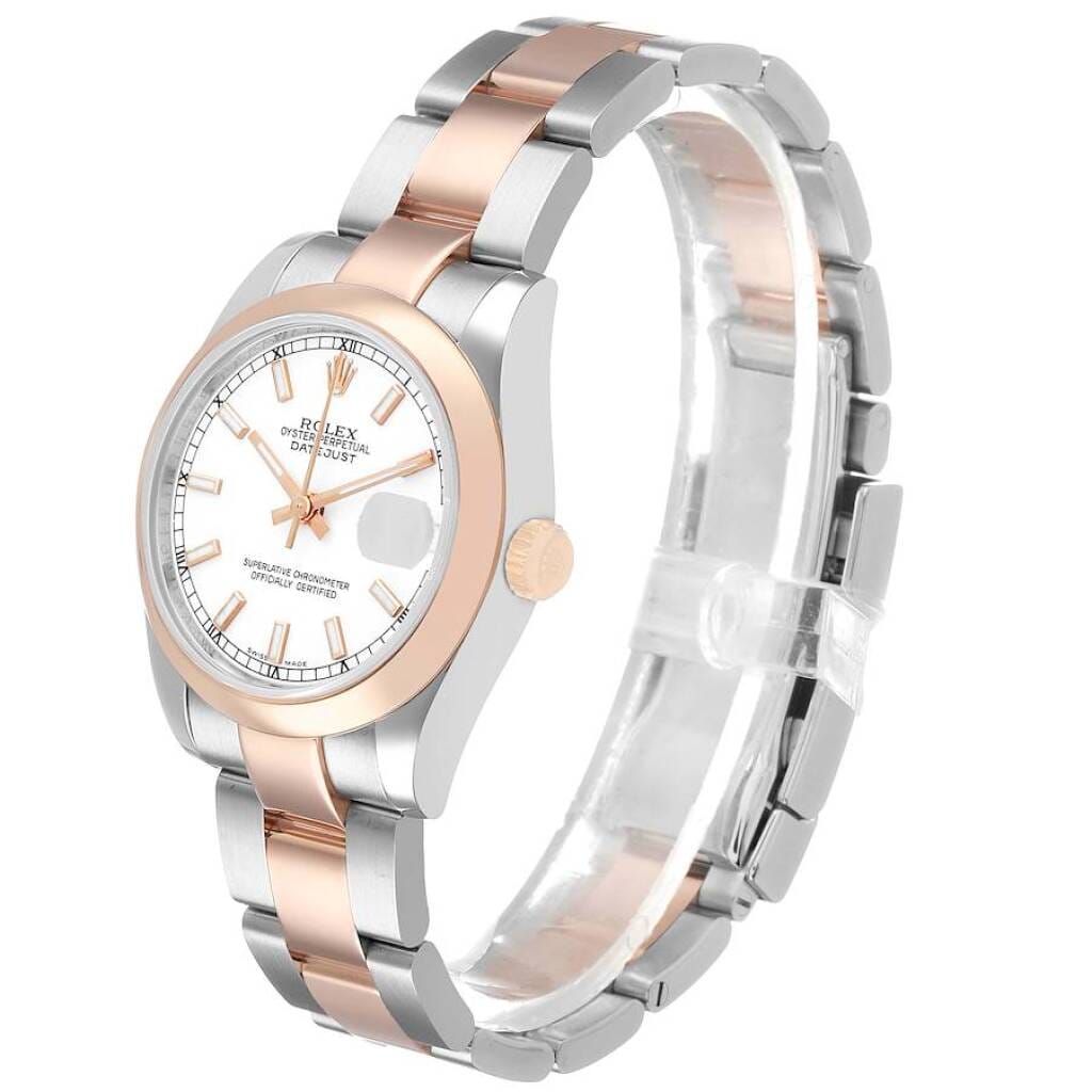 Datejust (Reference 178241). A 31mm rose gold stainless steel automatic wristwatch with date. 2009-2010