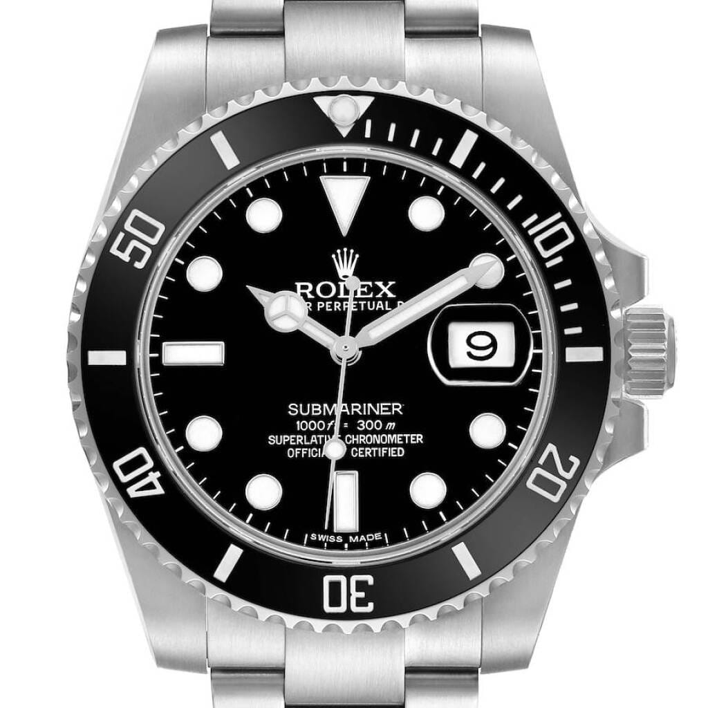 Submariner (Reference 116610). A 40mm stainless steel automatic wristwatch with date.