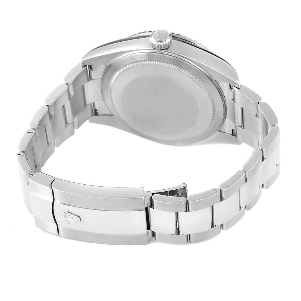 Sky-Dweller (Reference 336934). A 42mm white gold stainless steel automatic wristwatch with date and dual time.
