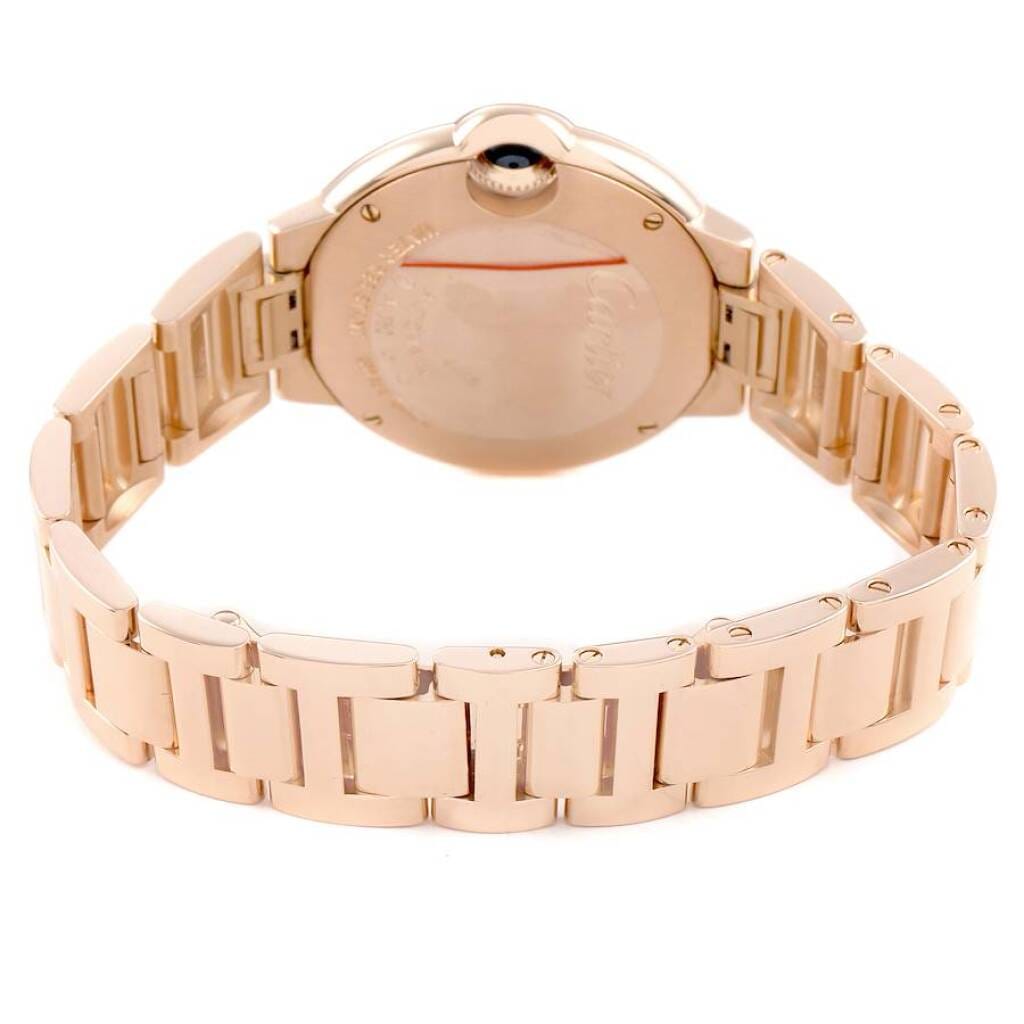 Ballon Bleu (Reference WJBB0077). A 33mm rose gold diamond-set automatic wristwatch.