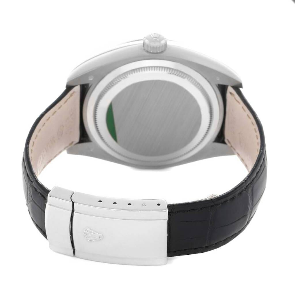 Sky-Dweller (Reference 326139). A 42mm white gold automatic wristwatch with date and dual time. 2017