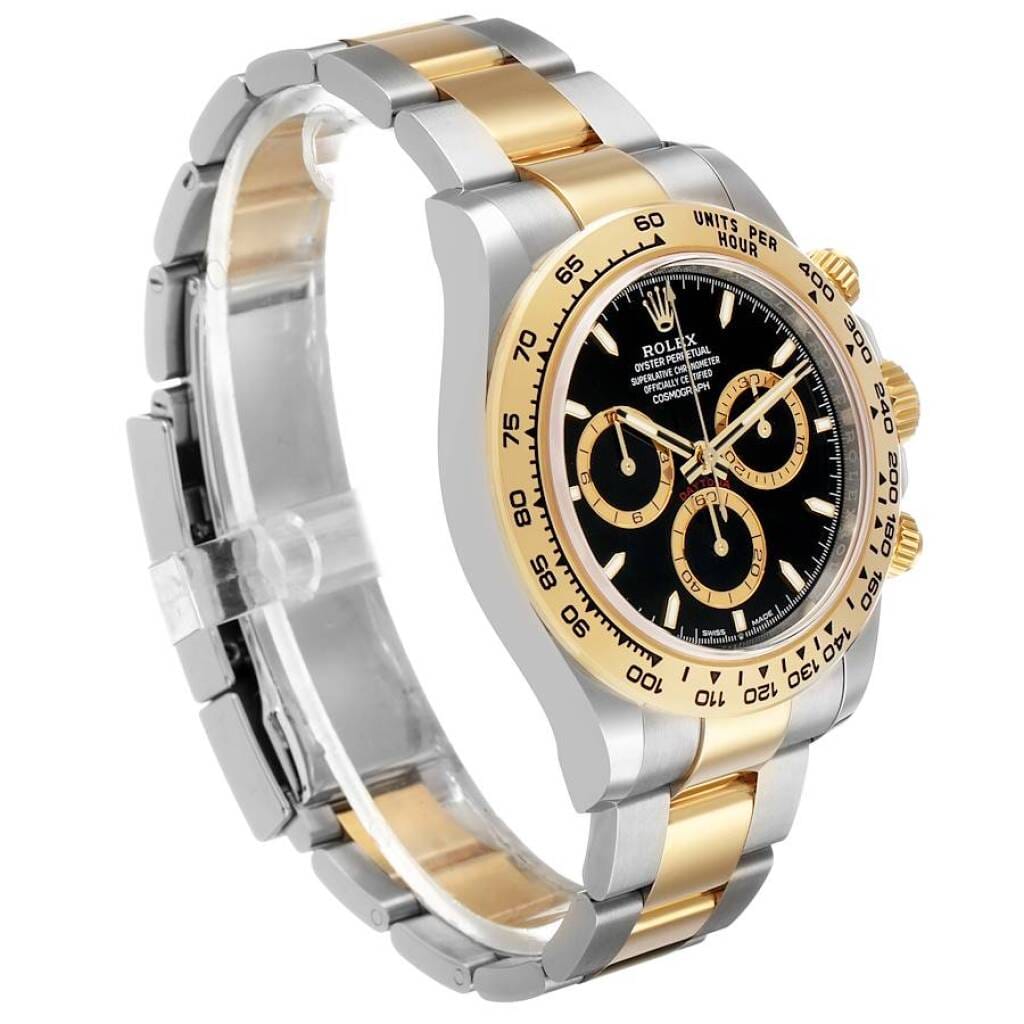 Cosmograph Daytona (Reference 126503). A 40mm yellow gold stainless steel automatic wristwatch with chronograph. 2025