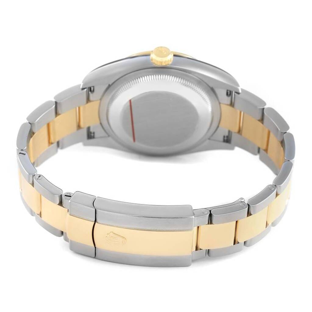 Datejust (Reference 126233). A 36mm yellow gold stainless steel diamond-set automatic wristwatch with date. 2020
