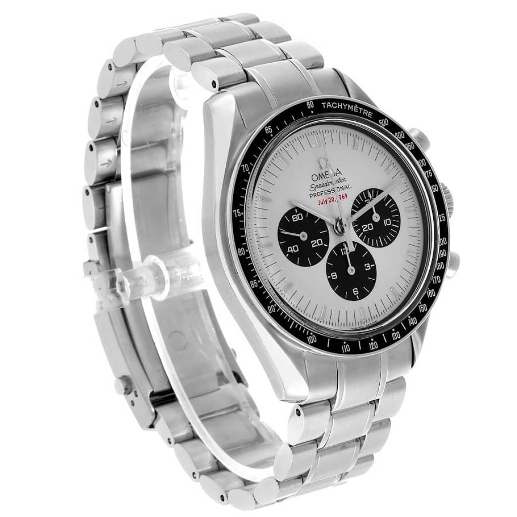 Speedmaster Moonwatch Apollo 11 35th Anniversary Limited Edition (Reference 3569.31.00). A 42mm stainless steel manual wind wristwatch with chronograph.