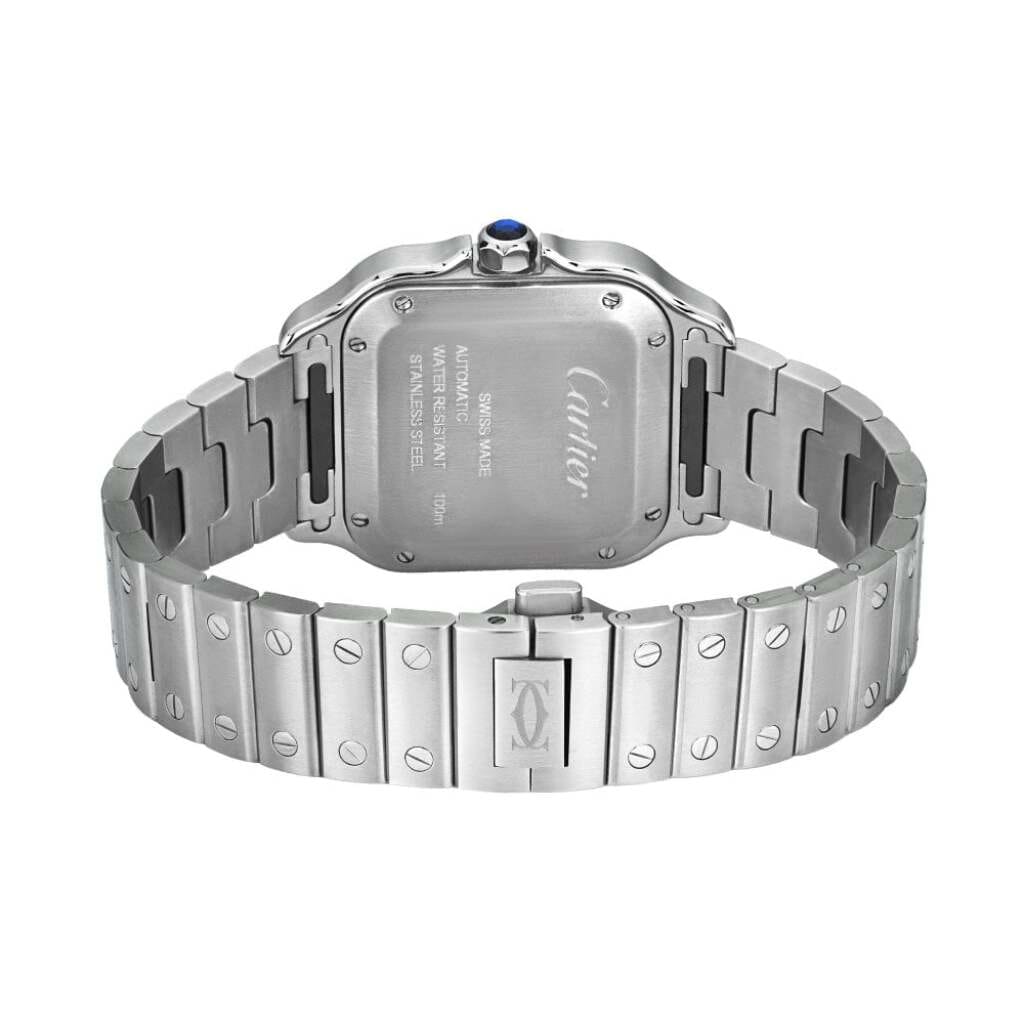Santos de Cartier (Reference W2SA0009). A 40mm unworn yellow gold stainless automatic wristwatch with date. 2025