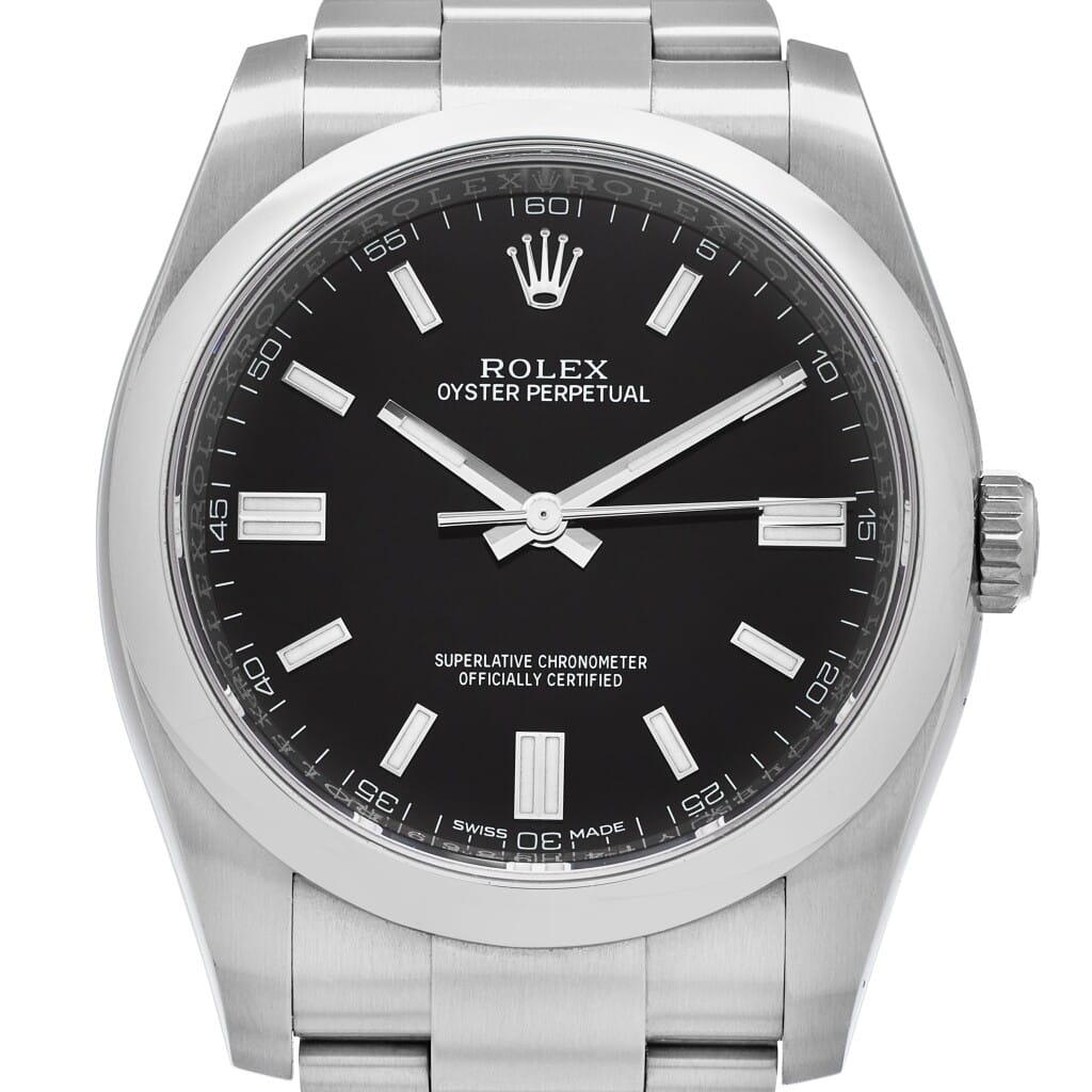 Oyster Perpetual (Reference 116000). A 36mm stainless steel automatic wristwatch with date. 2020
