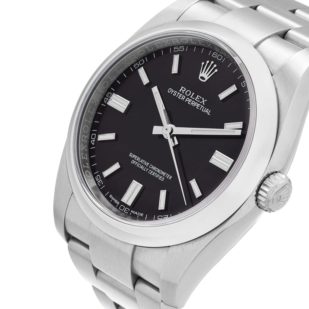 Oyster Perpetual (Reference 116000). A 36mm stainless steel automatic wristwatch with date. 2020
