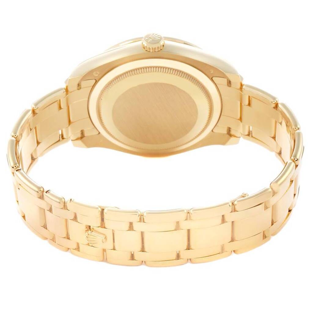 Pearlmaster Datejust (Reference 86348SAJOR). A 39mm yellow gold diamond & gem-set automatic wristwatch with date. 2023