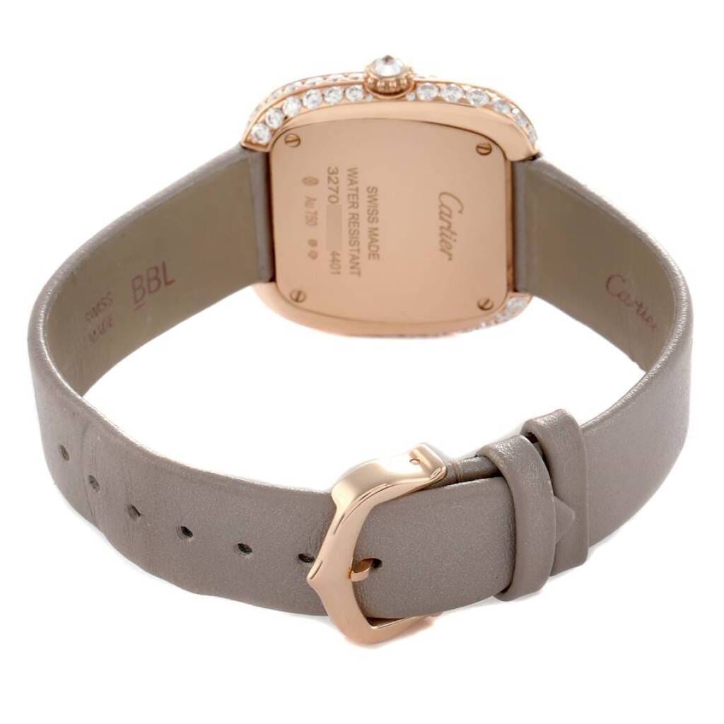 Coussin (Reference WJCS0005). A 31mm rose gold diamond-set quartz wristwatch. 2022