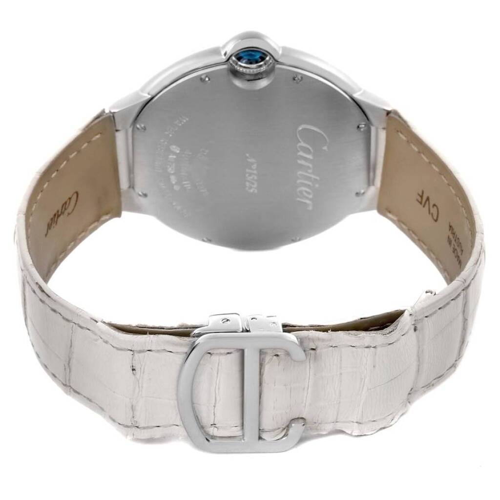 Ballon Bleu Panthere Motif Limited Edition (Reference 3278). A 42mm white gold diamond set automatic wristwatch.