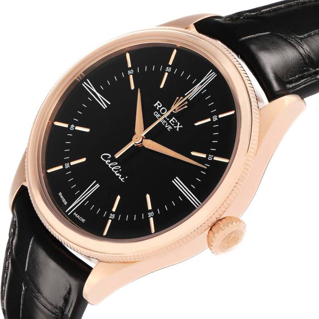 Cellini (Reference 50505). A 39mm rose gold automatic wristwatch. 2015