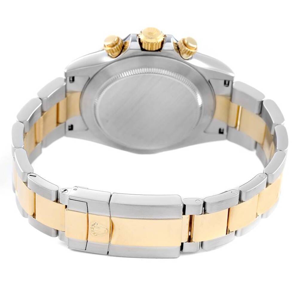 Cosmograph Daytona (Reference 116523). A 40mm yellow gold stainless steel automatic wristwatch with chronograph. 2005-2006