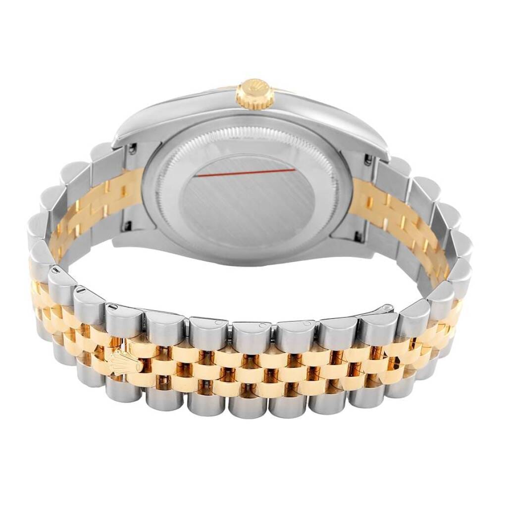 Datejust (Reference 116233). A 36mm yellow gold stainless steel diamond-set automatic wristwatch with date. 2005-2006