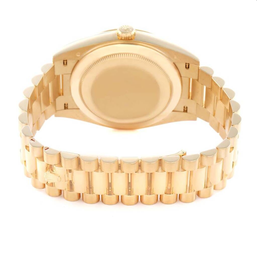 President Day-Date (Reference 228238). A 40mm yellow gold automatic wristwatch with date and day. 2015