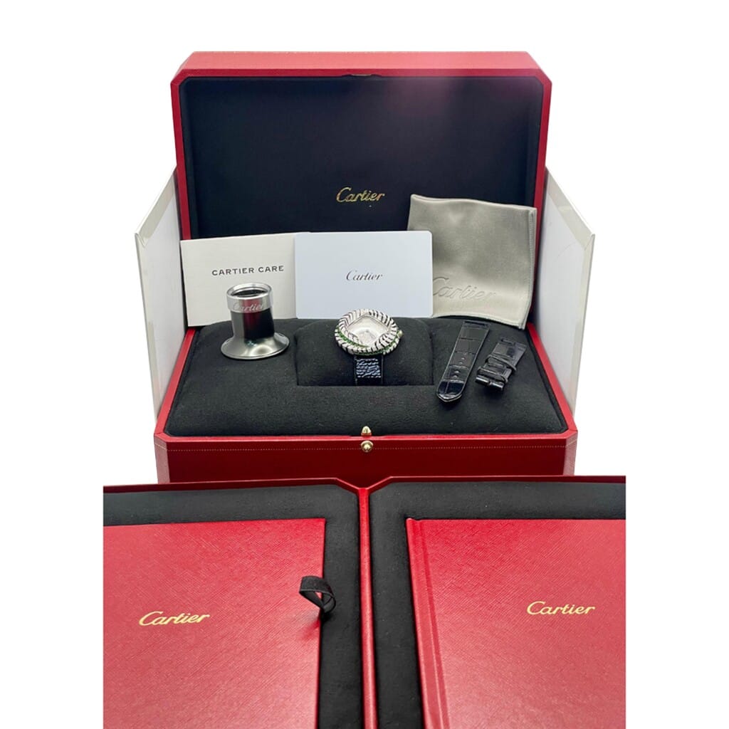 Animal Jewelry Watch (Reference HPI01617). An unworn white gold diamond and gem-set quartz wristwatch. 2024