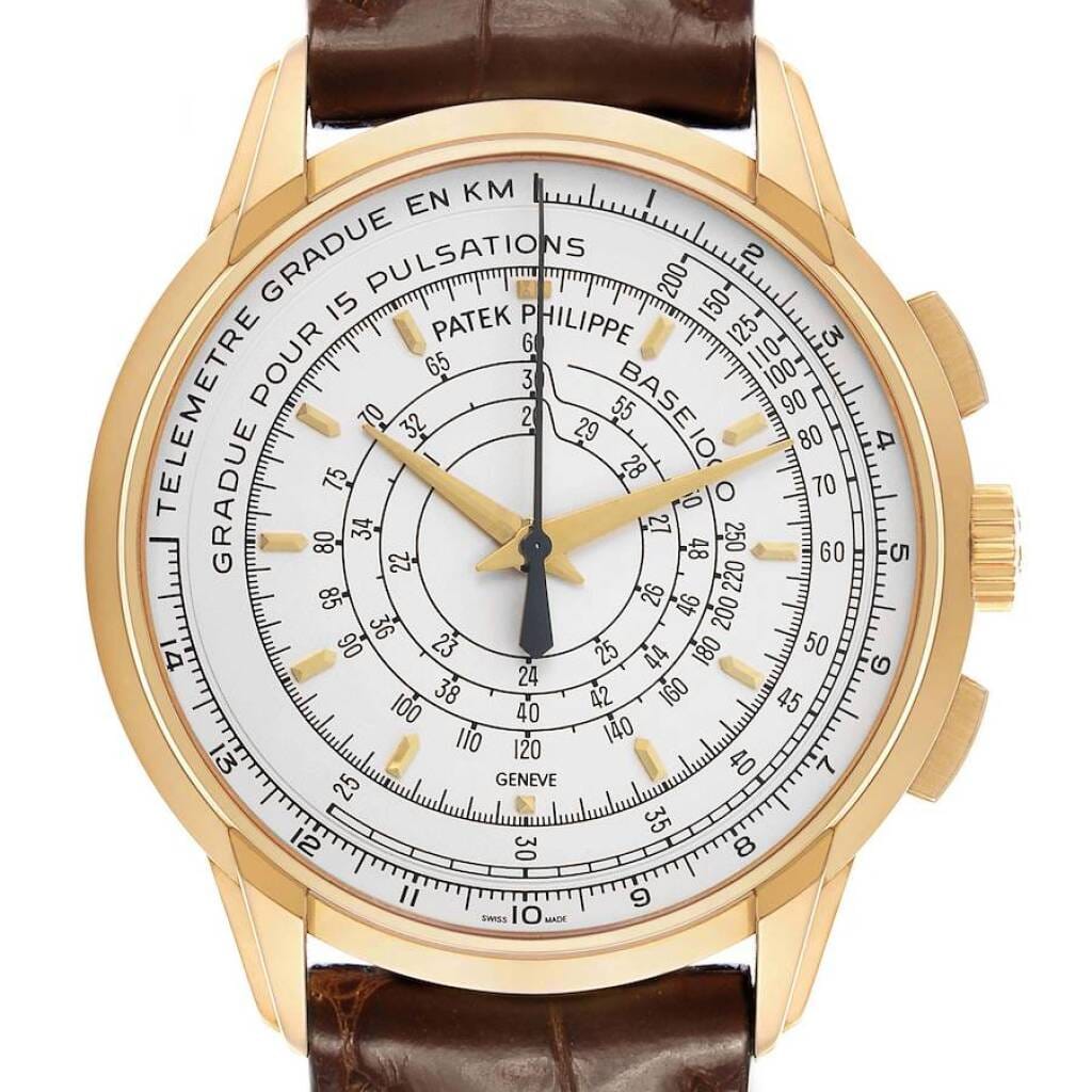 175th Anniversary (Reference 5975J-001). A 40mm yellow gold automatic wristwatch with chronograph. 2014