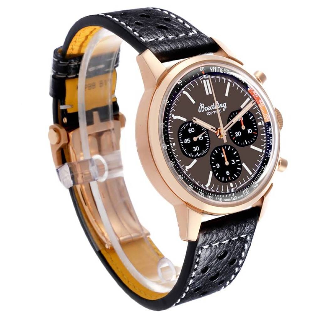 Top Time Limited Edition (Reference RB0176). A 41mm rose gold automatic wristwatch with chronograph.