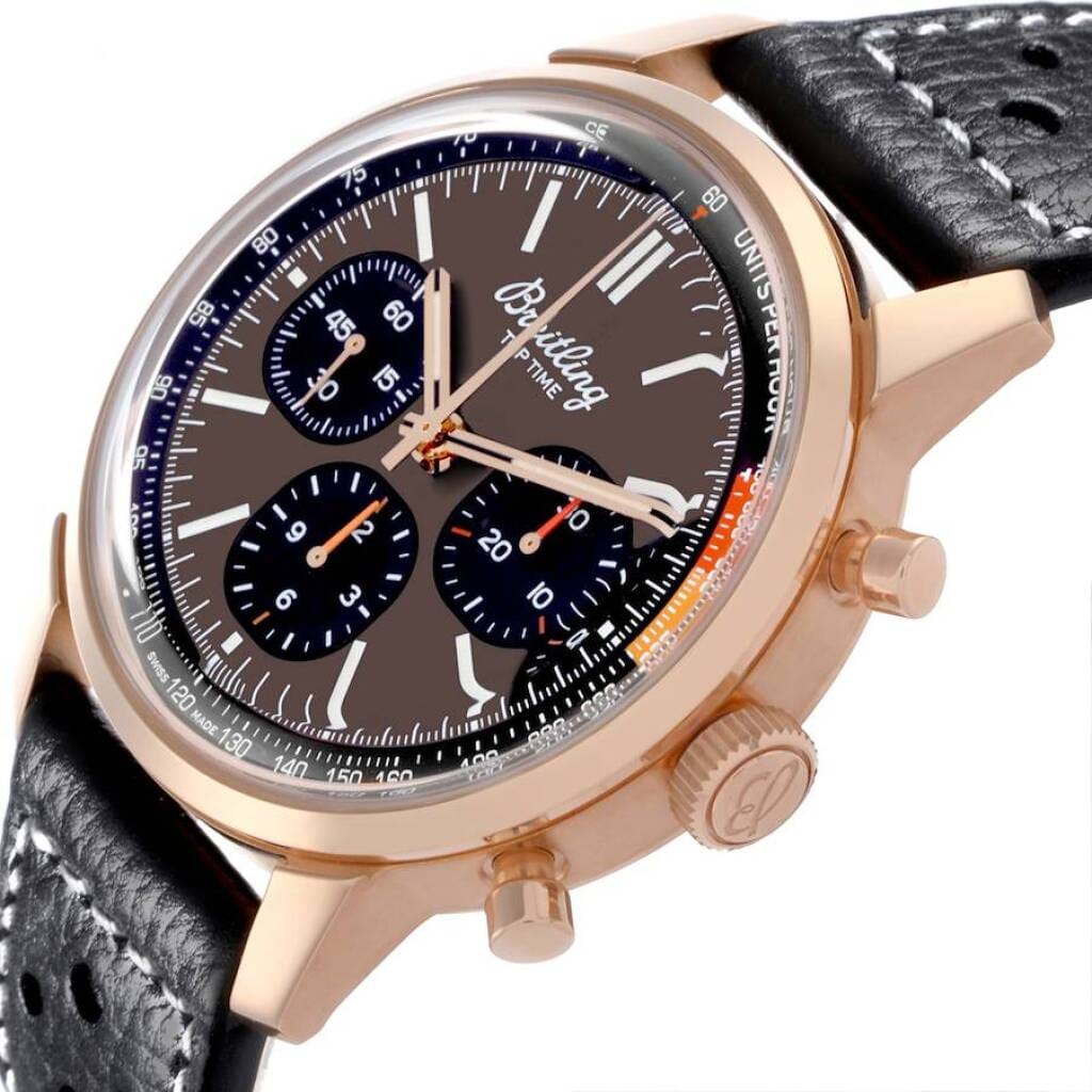 Top Time Limited Edition (Reference RB0176). A 41mm rose gold automatic wristwatch with chronograph.
