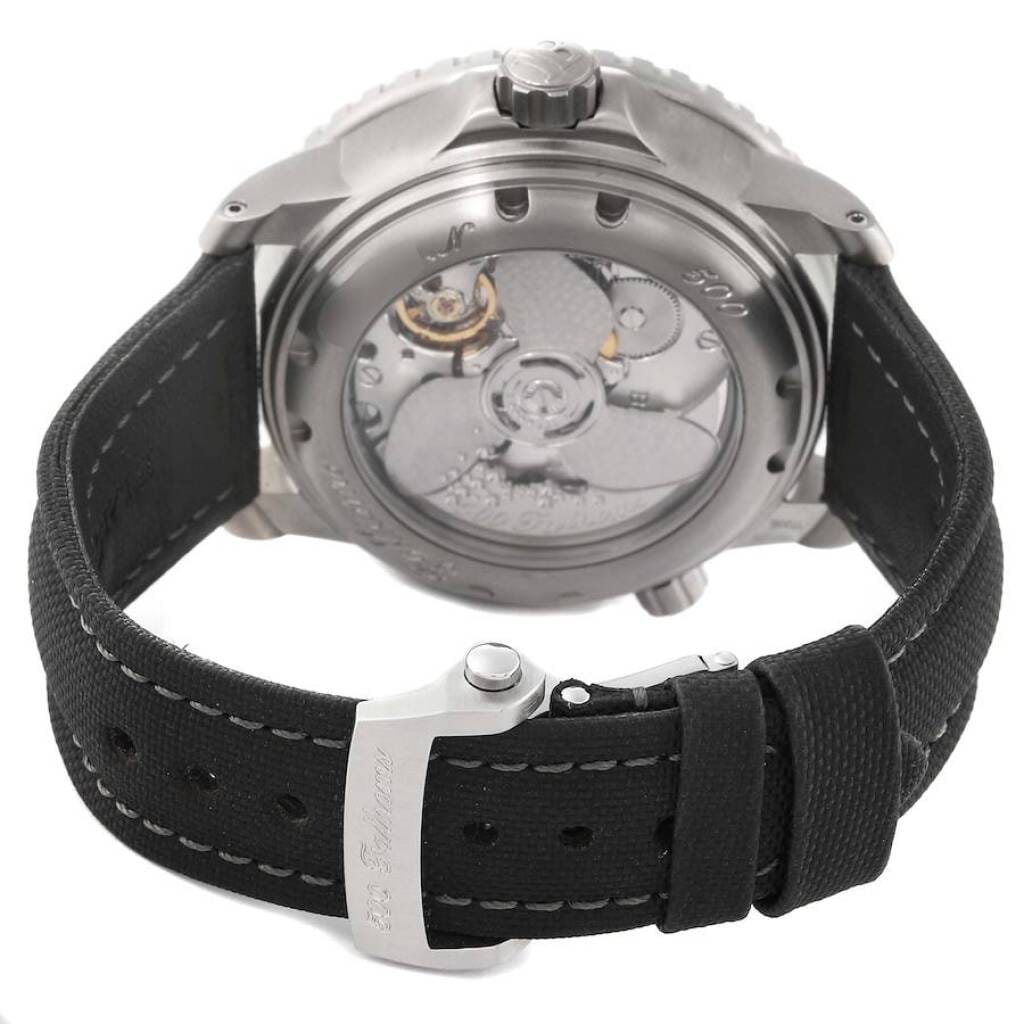 Fifty Fathoms Limited Edition (Reference 50021-12B30-52B). A 48mm titanium automatic wristwatch with date and dual time zone displayed in 24-hour format. 2018