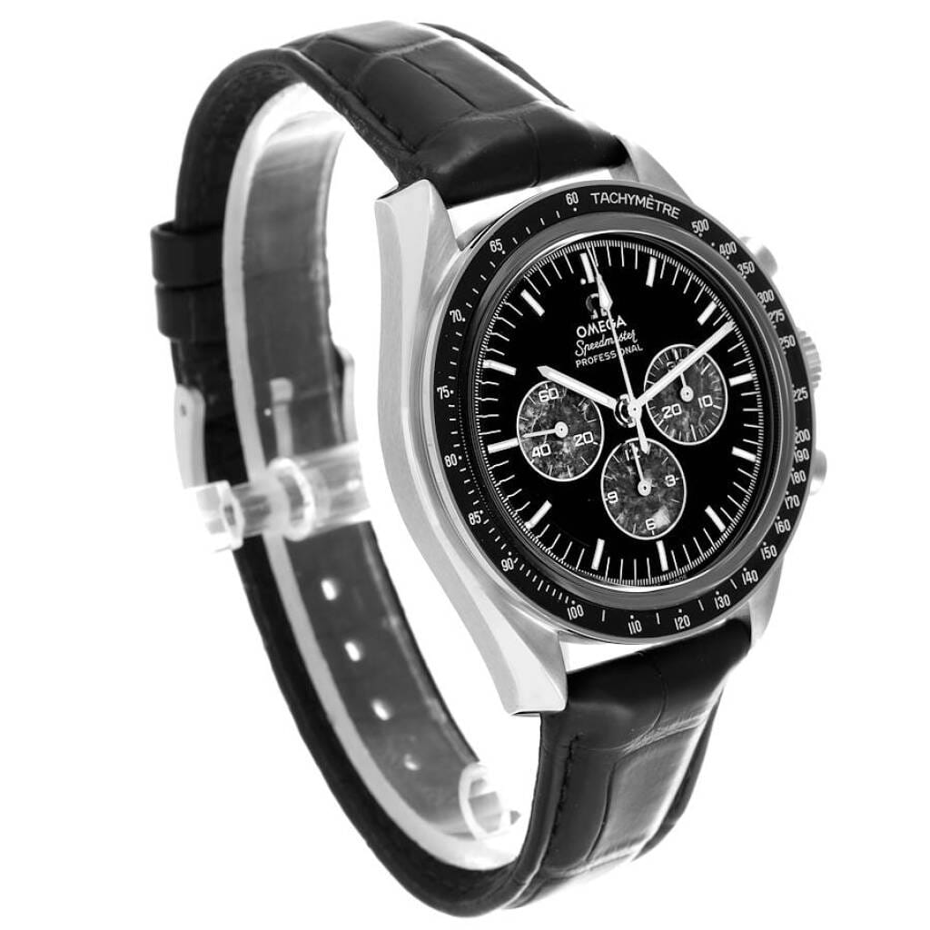 Speedmaster Meteorite Sub Dials (Reference 311.93.42.30.99.001). A 42mm platinum automatic wristwatch with chronograph. 2022