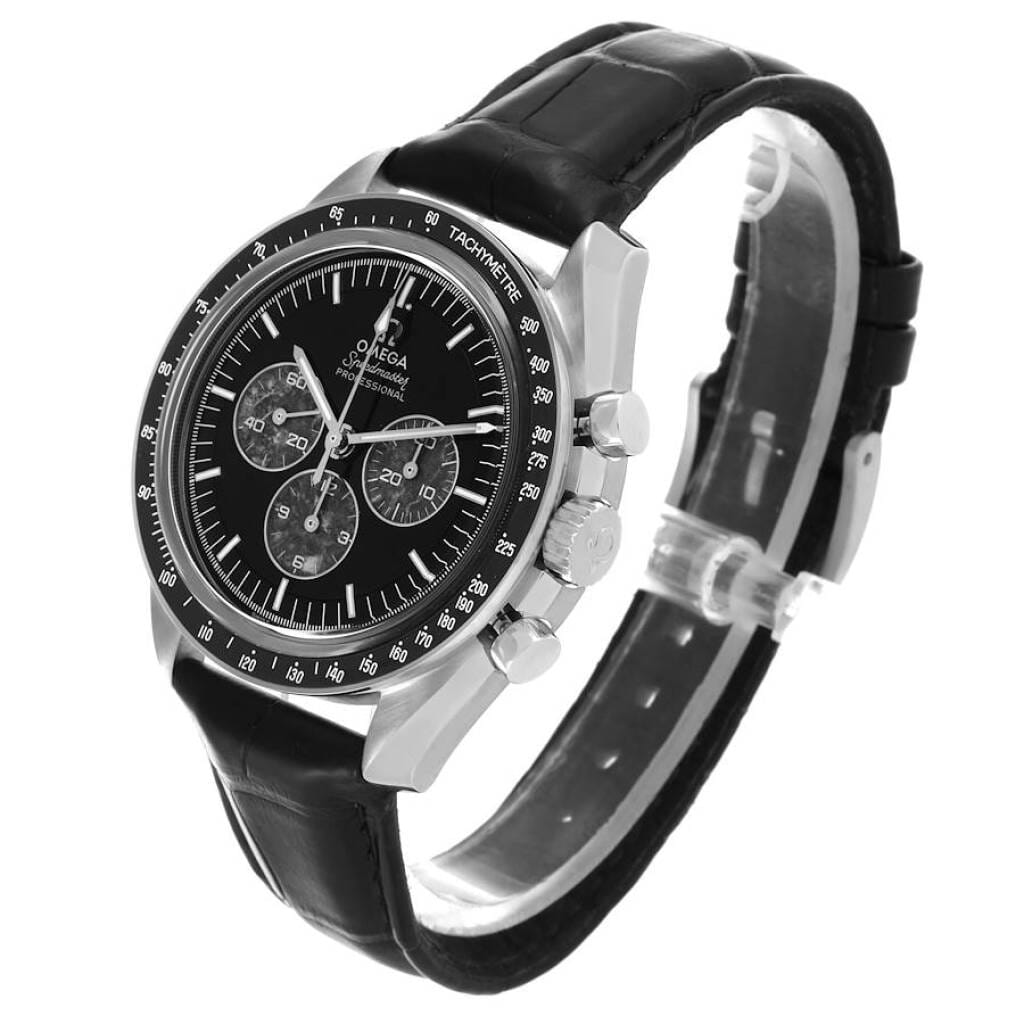 Speedmaster Meteorite Sub Dials (Reference 311.93.42.30.99.001). A 42mm platinum automatic wristwatch with chronograph. 2022